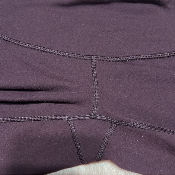 Lululemon Wunder Under Crop Plum leggings size 2 - Picture 11 of 11